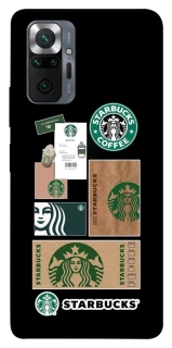 Чехол на Xiaomi Redmi Note 10 Pro Starbucks coffee фото 1 из 1