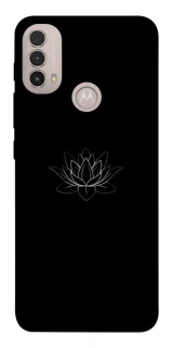 Чехол на Motorola Moto E40 Black Lotus фото 1 Чехол на Motorola Moto E40 Black Lotus фото 1 из 1