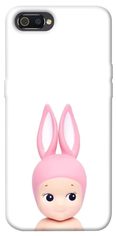 Чехол на Realme C2 Minimal Bunny Peek фото 1 из 1