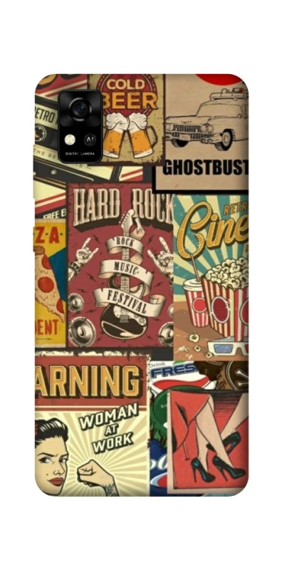 Чохол на ZTE Blade A31 Retro collage ver.2 фото 1 з 1