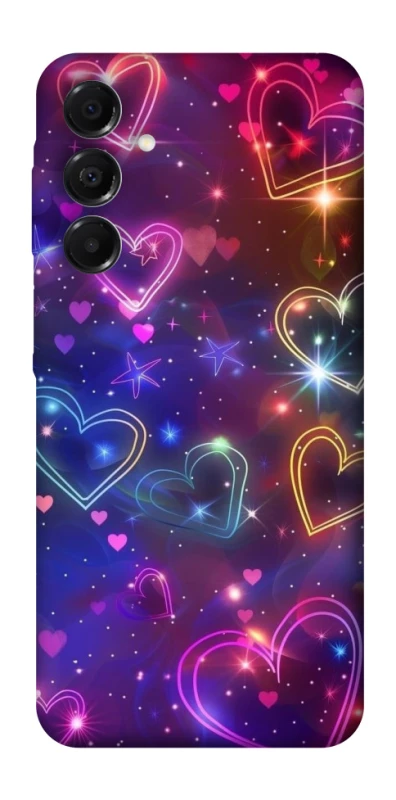 Чохол на Samsung Galaxy A17 4G/5G Drawn hearts фото 1 з 1