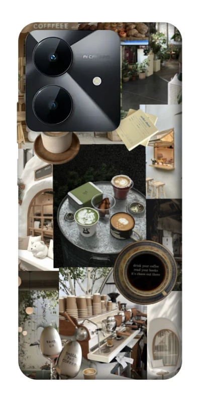 Чохол на Realme Note 60x Coffee collage ver.4 фото 1 з 1