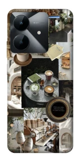 Чехол на Realme Note 60x Coffee collage ver.4 фото 1 из 1