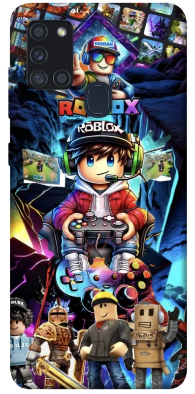 Чехол на Samsung Galaxy A21s Roblox collage ver.4 фото 1 из 1