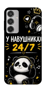 Чехол на Samsung Galaxy M35 У навушниках 24/7 фото 1 из 1