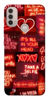 Чохол на Motorola Moto E40 Love collage ver.7 фото 1 з 1
