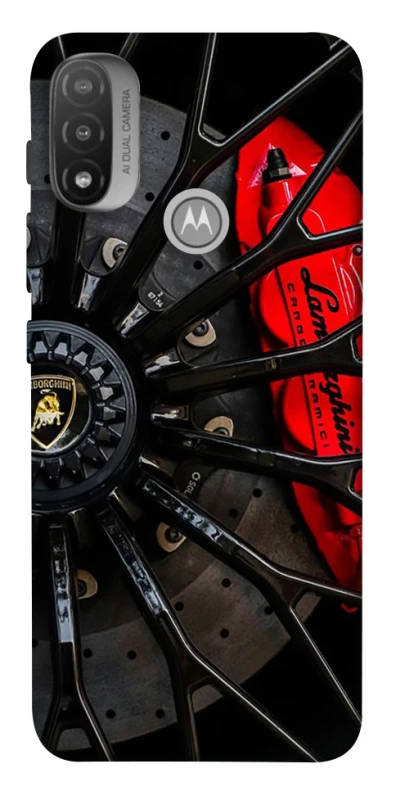 Чехол на Motorola Moto E20 Wheel Lamborgini фото 1 из 1