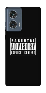 Чохол на Motorola Edge 50 Parental Advisory Label фото 1 Чохол на Motorola Edge 50 Parental Advisory Label фото 1 з 1