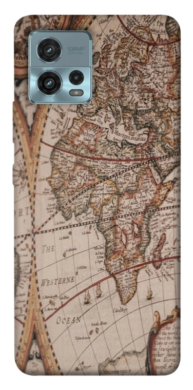 Чохол на Motorola Moto G72 Карта подорожей фото 1 з 1