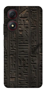 Чехол на ZTE Blade A34 4G Hieroglyphs фото 1 из 1