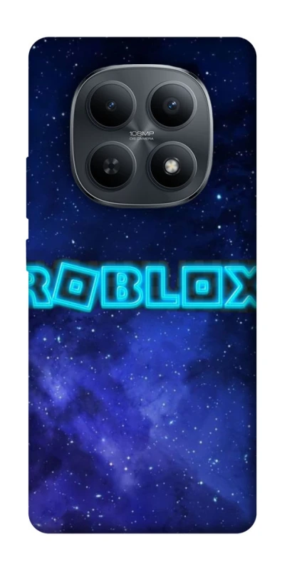 Чехол на Xiaomi Redmi Note 15 4G/5G (EU) Roblox Space Logo Blue фото 1 из 1