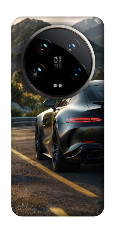 Чехол на Xiaomi 14 Ultra Car in the mountains фото 1 из 1
