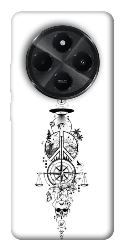 Чехол на Xiaomi Poco C75 Tattoo ver.7 фото 1 из 1