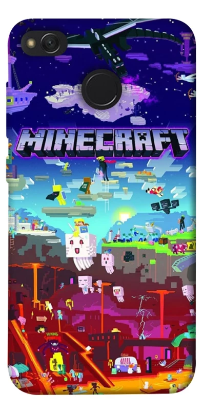 Чохол на Xiaomi Redmi 4X Minecraft world фото 1 з 1
