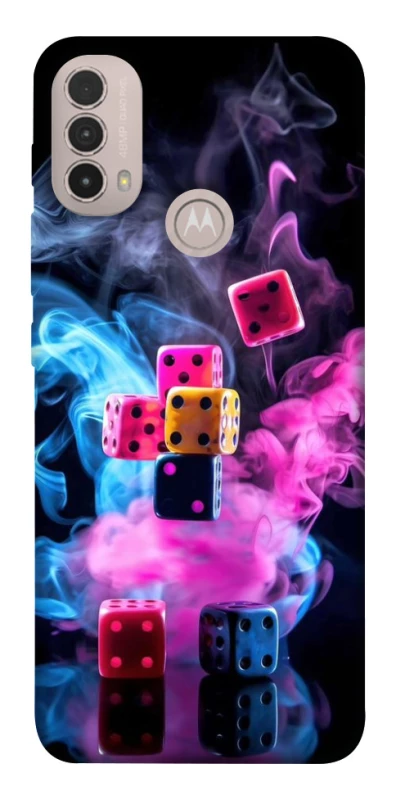 Чехол на Motorola Moto E40 Игральные кости фото 1 из 1
