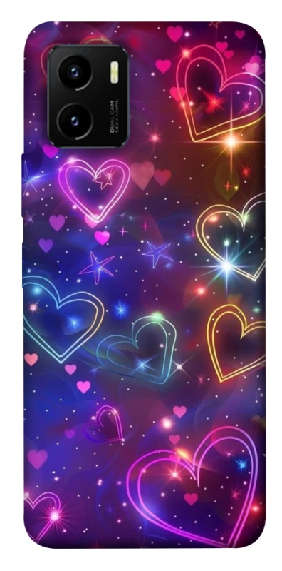 Чохол на Vivo Y15s Drawn hearts фото 1 з 1