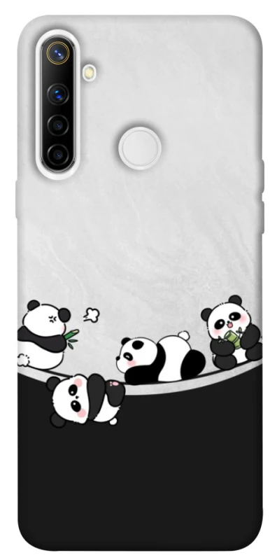 Чохол на Realme 6i Four pandas фото 1 з 1