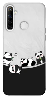Чохол на Realme 6i Four pandas фото 1 з 1