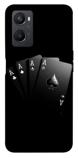 Чехол на Oppo A96 Black Cards фото 1 из 1