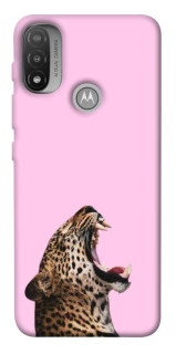Чохол на Motorola Moto E20 Leopard Meow фото 1 з 1