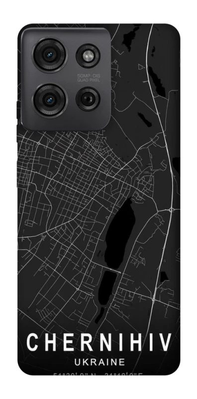 Чохол на Motorola Moto G75 Chernihiv map фото 1 з 1