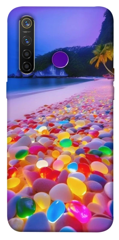 Чохол на Realme 5 Pro Каміння світиться на березі фото 1 з 1