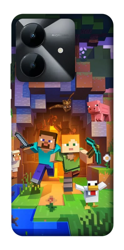 Чохол на Realme Note 60x Minecraft game фото 1 з 1