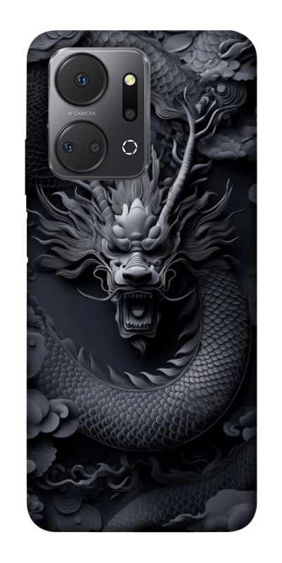 Чохол на Huawei Honor X7a black dragon фото 1 з 1