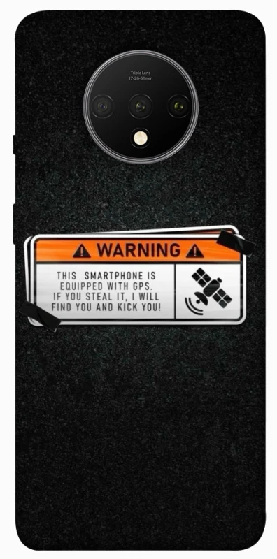 Чохол на OnePlus 7T Warning фото 1 з 1