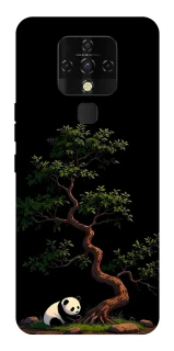 Чехол на TECNO Camon 16 SE Panda and tree фото 1 из 1