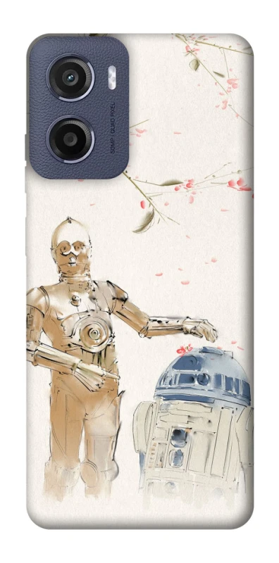 Чохол на Motorola Moto E15 Star Wars robots фото 1 з 1
