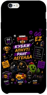 Чехол на Apple iPhone 6/6s plus (5.5") Brawl Stars collage фото 1 из 1