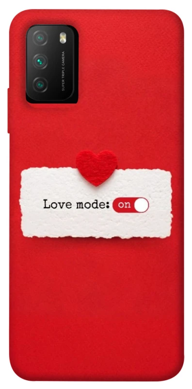 Чохол на Xiaomi Poco M3 Love Mode ON фото 1 з 1