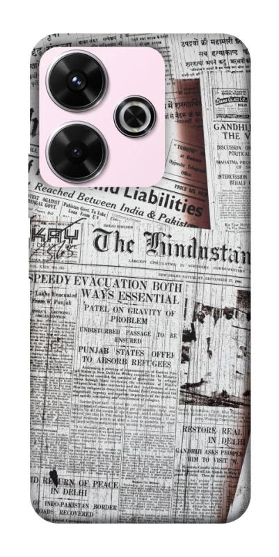 Чохол на Xiaomi Redmi 13 4G Газети фото 1 з 1