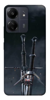 Чехол на Xiaomi Redmi 13C Мечи Ведьмака фото 1 из 1