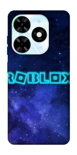 Чехол на TECNO Spark Go 2024 Roblox Space Logo Blue фото 1 из 1