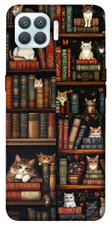 Чохол на Oppo F17 Pro Cats & Books фото 1 з 1