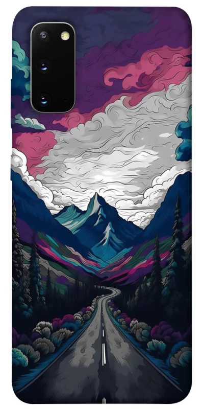 Чехол на Samsung Galaxy S20 Нарисованные горы фото 1 из 1