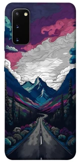 Чехол на Samsung Galaxy S20 Нарисованные горы фото 1 из 1