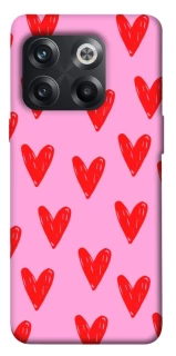 Чехол на OnePlus 10T Red hearts 2 фото 1 из 1