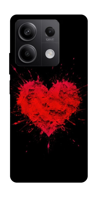 Чехол на Xiaomi Redmi Note 13 5G Splash heart фото 1 из 1