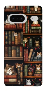 Чохол на Google Pixel 7 Cats & Books фото 1 з 1