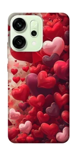 Чохол на Oppo Reno 14 Many hearts фото 1 з 1