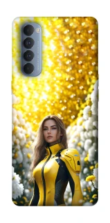 Чехол на Oppo Reno 4 Pro Cyber space girl ver.2 фото 1 из 1