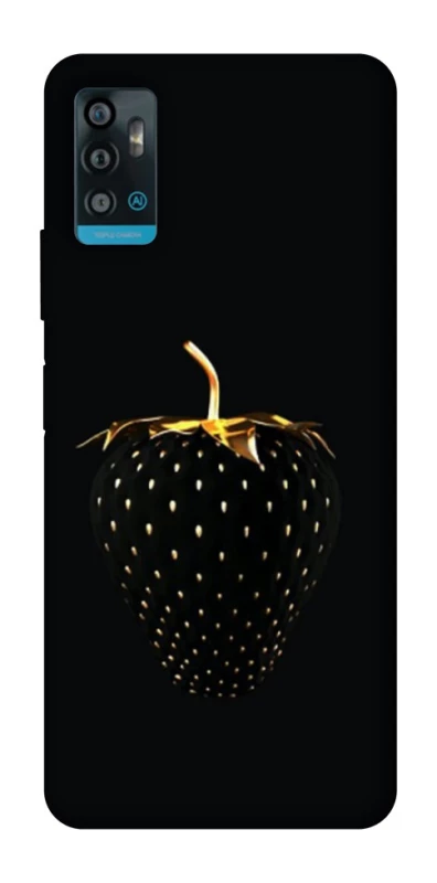 Чохол на ZTE Blade A71 Чорна полуниця фото 1 з 1