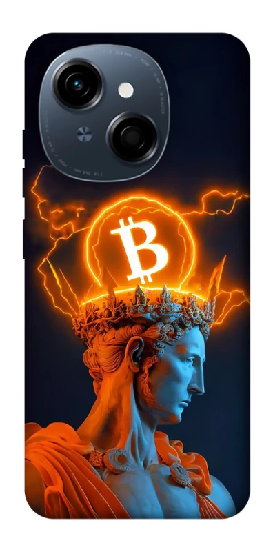 Чехол на TECNO Spark Go 1 Bitcoin God фото 1 из 1