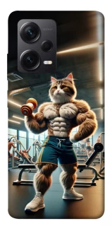 Чехол на Xiaomi Redmi Note 12 Pro+ 5G Качок кот фото 1 из 1