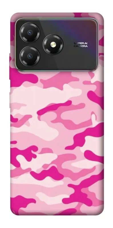 Чехол на ZTE Blade A36 camouflage pink фото 1 из 1
