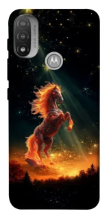 Чохол на Motorola Moto E20 Red Fire Horse ver.2 фото 1 з 1