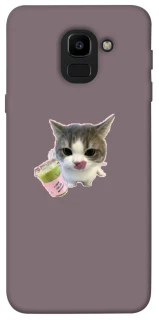 Чохол на Samsung J600F Galaxy J6 (2018) cat matcha фото 1 з 1